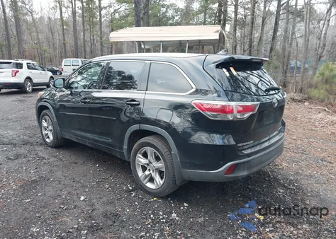 2014 Toyota Highlander Limited Platinum V6 z USA, uszkodzony, nr VIN 5TDDKRFH6ES026880